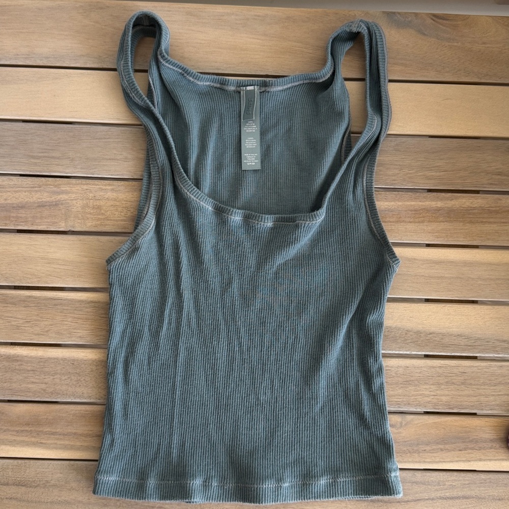 SKIMS Blue Tank Top